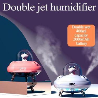 Imagem de Mini Pulverizador Duplo Colorido Night Light Quarto Pulverizador Humid