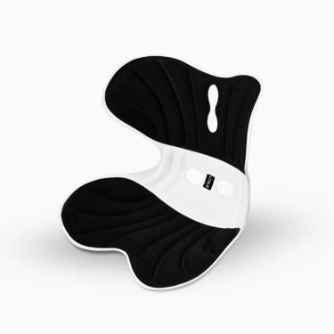 Imagem de Almofada de Apoio Lombar Cadeira Correção de Coluna GG PRETO