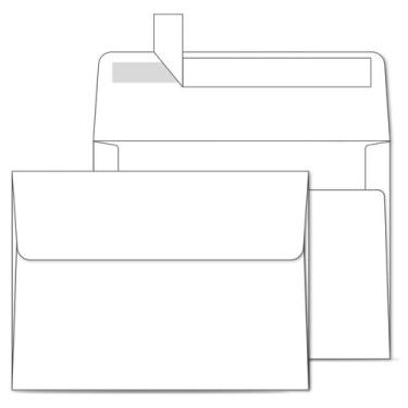 Imagem de Envelope Ohuhu A7 13x18 cm Self-Seal para impressão automática, pacote