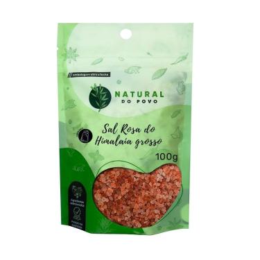 Imagem de Sal Rosa Premium 100% Natural Do Himalaia Grosso Pouch 100G