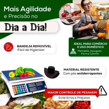 Imagem de Balança Digital De Precisão Para Cozinha E Mercado