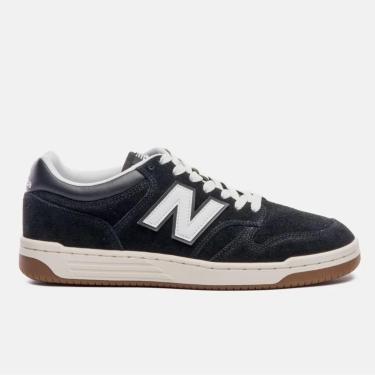 Imagem de Tênis New Balance 480 Low Preto Bege Masculino Casual-Masculino