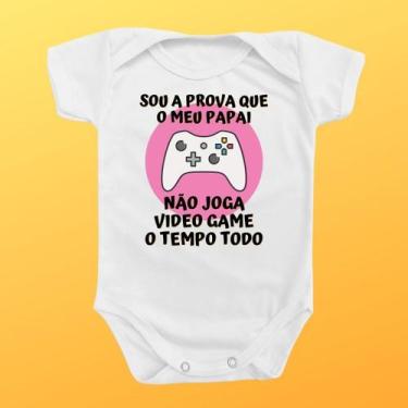 Imagem de Body Bebê Personalizado Sou A Prova Que O Papai Video Game - Borizinho