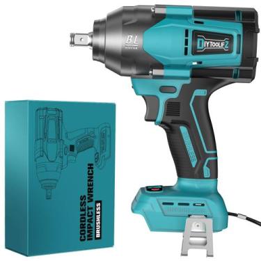 Imagem de Chave de impacto sem fio DIYtooliFZ 1/2 polegada 18V para Makita