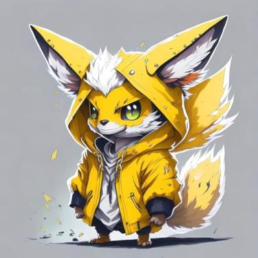 Imagem de Adesivo de Parede Anime Monstros Fofinhos para Quarto Infantil - Cryvar Decorativo para Crianças 50x50cm