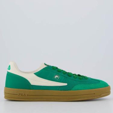 Imagem de Tênis Fila FX Court 70 Vintage Verde e Bege, 41