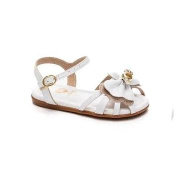 Imagem de Sandália Infantil Bebê Molekinha com Laço Glitter 2114 -Feminino