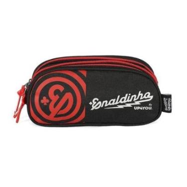 Imagem de Estojo Escolar Triplo Luxcel Up4You By Enaldinho Vermelho-Masculino
