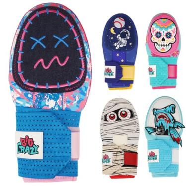 Imagem de Big Crazy Luva deslizante, luva deslizante de beisebol para crianças e adultos, proteção das mãos para mãos esquerda e direita, luvas deslizantes flexíveis respiráveis duráveis, acessório de