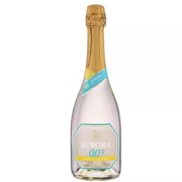 Imagem de Espumante Brasileiro Branco Zero Álcool Aurora Serra Gaúcha Garrafa 75