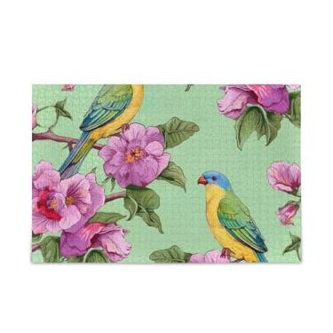 Imagem de WELLDAY Quebra-cabeça jardim pássaros 500 peças grande arte de jogo de quebra-cabeça para adultos adolescentes