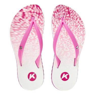 Imagem de Sandália Kenner Feminina New Ibiza Onça Rosa-Feminino