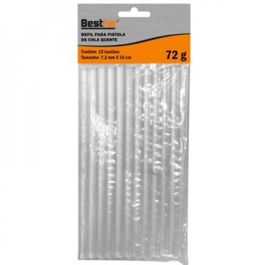 Imagem de Bastão de cola quente 7,2 x 150 mm 12 peças - BFH1116 - Bestfer