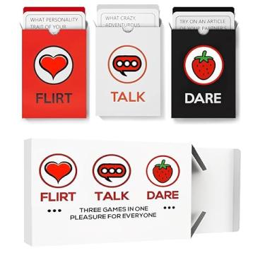 Imagem de Card Games for Couples and You - Talk, Flirt, Dare - The Ultimate Date Night Card Game for Couples and Fun Party Game for Friends - Bedroom Games for Couples with Conversation Starters, Ideal Gift