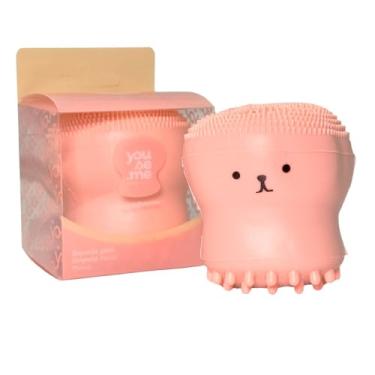 Imagem de Esponja de Limpeza Facial Polvo Youse.me Face Beautiful (Rosa)