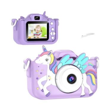 Imagem de Câmera Digital Mini Unicórnio Para Crianças Para Fotos E Vídeos Brinqu