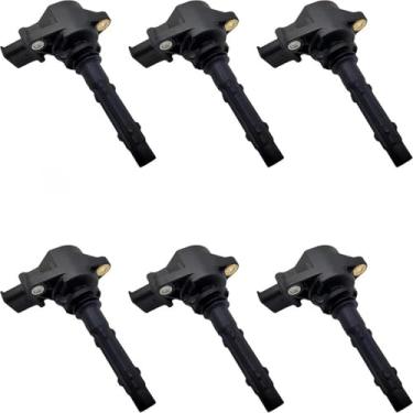 Imagem de Bobina de Ignição Automotiva A0001501980 A0001502780 1/4/6 peças Bobina de Ignição para Mercedes Benz C230 V6 2.5L 2006-2009 (Uma cor)