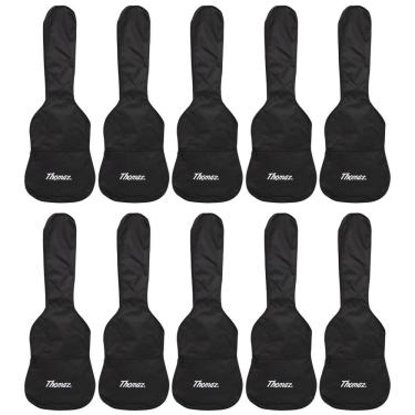 Imagem de Kit 15 Capas para Guitarra Elétrica Preta Thomaz