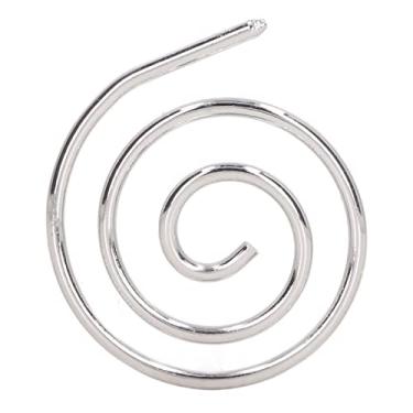 Imagem de aqxreight Agulha de tricô Circular Em Espiral, Aço Inoxidável, à Prova de Ferrugem, Ponta Lisa, Ferramenta de tricô Artesanal para Tricotador, Branco Prateado, 1 Unidade Nos Designs Encalhados, Aderência Cruzada, Algo para Usar (1PCS)