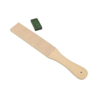 Imagem de Máquina De Afiar Facas Em Couro De Vaca Com Pasta De Polimento, Conjun