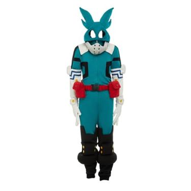 Imagem de Micotaku Officially Licensed My Hero Academia Kids Izuku Midoriya Cosplay Costume Set Izuku Midoriya Cosplay Outfit for Halloween Carnival Party