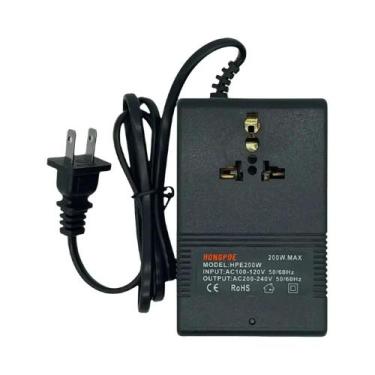 Imagem de Conversor De Tensão Redutor De 200W 300W Transformador Plugue EU US UK