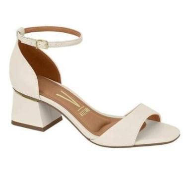 Imagem de Sandália Vizzano Salto Bloco Baixo Traseiro Fechado Asa Larga Pelica-Feminino