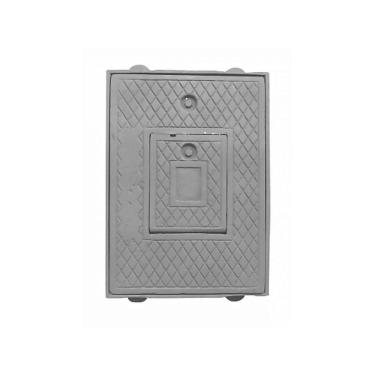 Imagem de Tampão Chão Articulado Ferro Caixa Hidrômetro 40x28cm