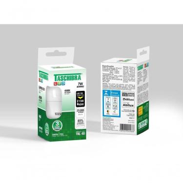 Imagem de Lâmpada Led Bulbo Tkl 7w Taschibra E27 Bivolt 4000k Luz Neutra