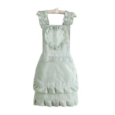 Imagem de Avental de princesa fofa para mulheres com design de babados em forma 