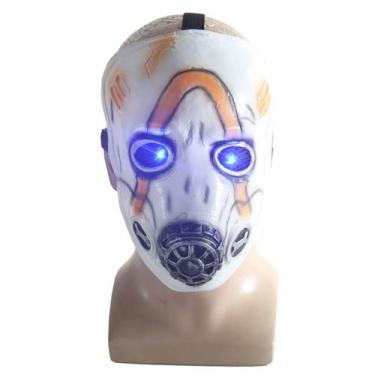 Imagem de Máscara de cosplay Borderlands Landless 3 Half Face Glowing Latex - yi