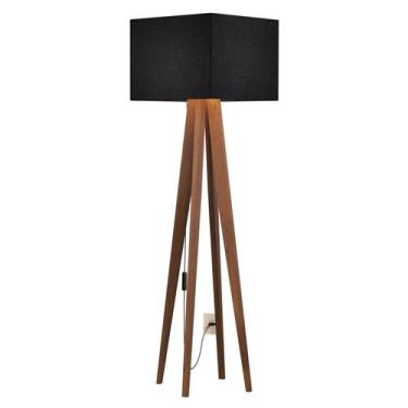 Imagem de Luminaria Bella Quadrada Quadripé Luxo Modelo - D+Mob, Preta08