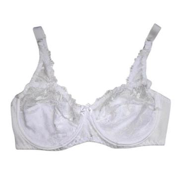 Imagem de Sutiã Soutien Plus Size Lycra e Renda Sem Bojo Com Aro - Finesse, GG-5