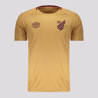 Imagem de Camisa Umbro Athletico Paranaense Treino 2025 Dourada-Masculino