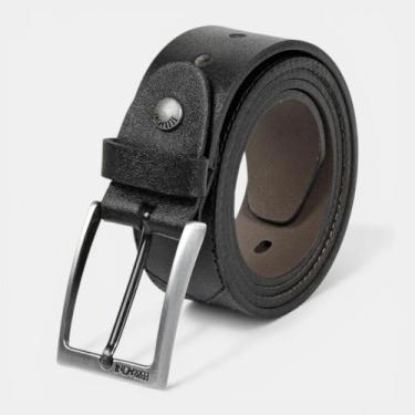 Imagem de Cinto Ferracini Masculino Em Couro Preto, Preto, 105