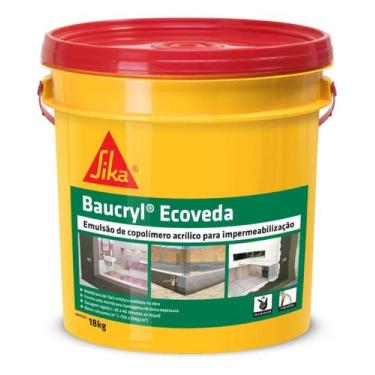 Imagem de Impermeabilizante Quimicryl Baucryl Ecoveda Balde 18kg - Sika