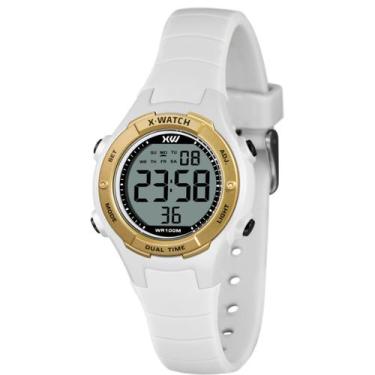 Imagem de Relógio x-watch feminino branco digital xkppd116 bxbx