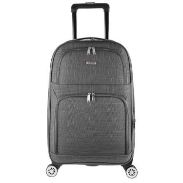 Imagem de Mala de Bordo em Tecido Tonin Linha Conexão, Cinza