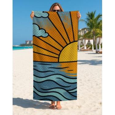 Imagem de Toalha Banho E Praia Verão Tropical Natureza Fauna Flora - Use Thuco, 