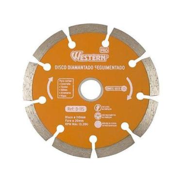 Imagem de Disco de Corte Segmentado 110mm para Concreto - Western D-11S, 1