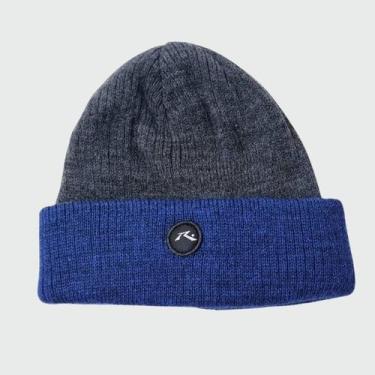 Imagem de Gorro Rusty Bicolor Chumbo e Azul, U, Chumbo, Azul