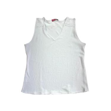 Imagem de Blusa Regata Branca Fêmena - Elegante e Versátil, G2