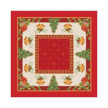 Imagem de Toalha Lepper De Mesa Quadrada 036904 Natal/Presentes, 75X75, 036904, 