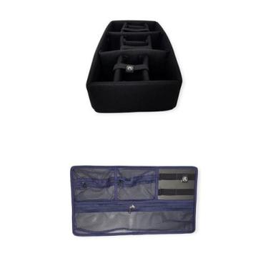 Imagem de Kit Divisória e Organizador de tampa para Case MP0055, Pelican 1510 e 