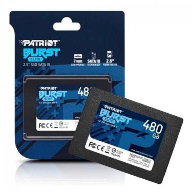 Imagem de SSD M.2 Nvme 480GB Patriot P310, Leitura: 1700MB/s e Gravação: 1500MB/