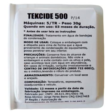 Imagem de Kit 25 Pastilhas Bactericida Tekcide 500 P-14 30g para Refrigeração