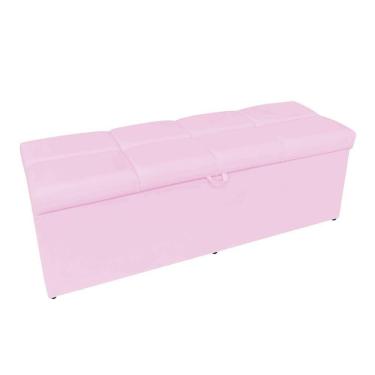 Imagem de Calçadeira Nina 140cm Suede Rosa Bebê