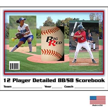 Imagem de Big Red Baseball Scorebook