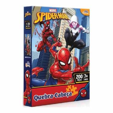 Imagem de Quebra-Cabeça - 200 Peças - Marvel - Spiderman - Toyster