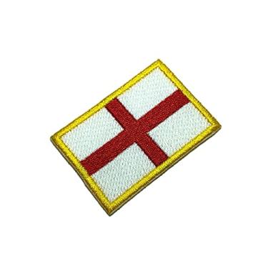 Imagem de BP0176T11 Bandeira Inglaterra Patch Bordado Termo Adesivo